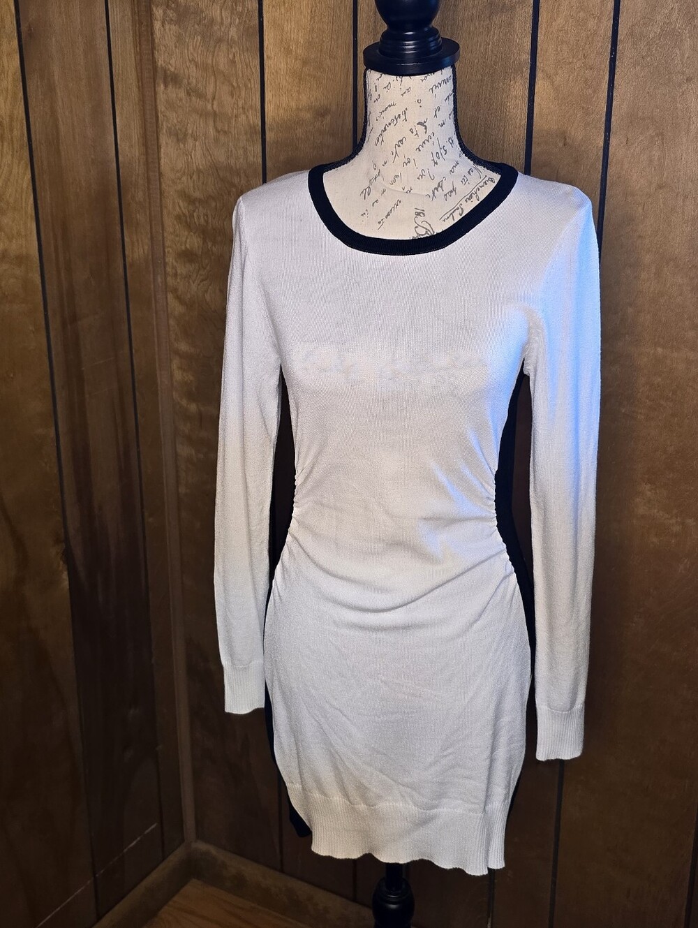 White & Black Dress